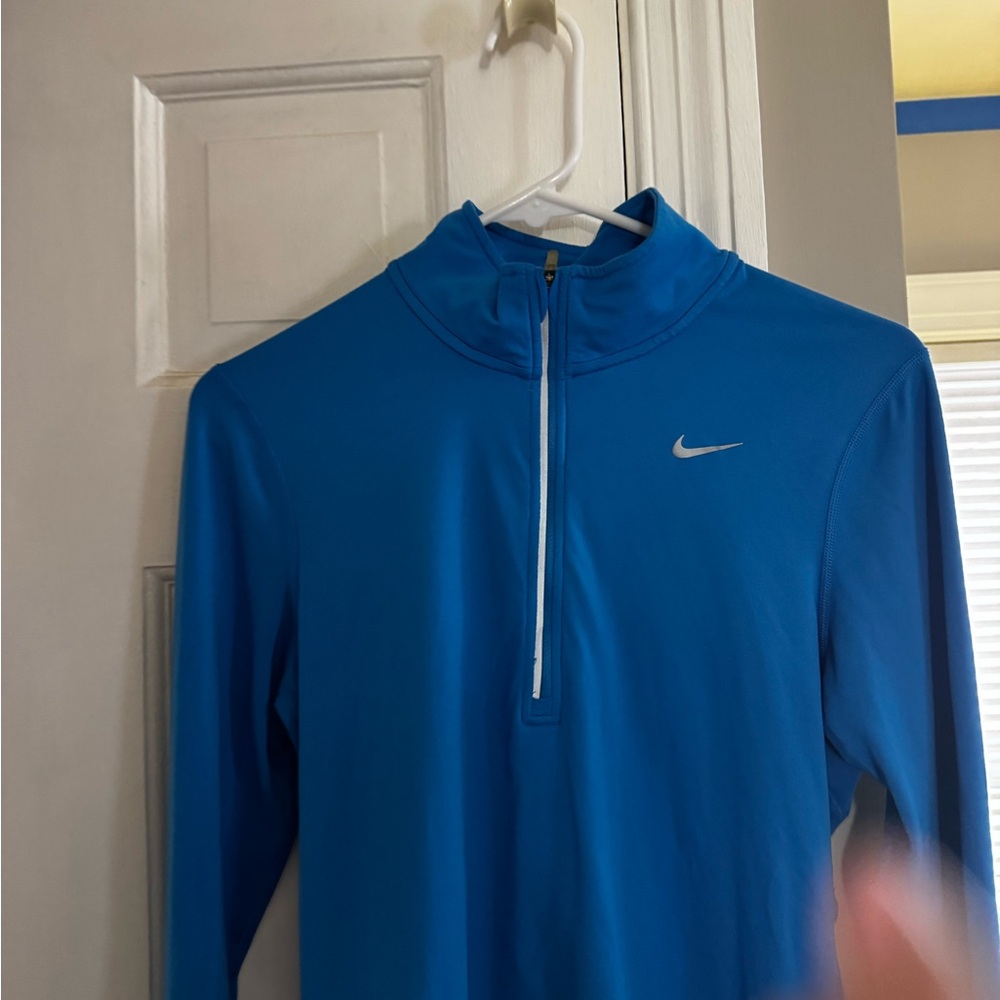 Nike Blue Running Jacket with Dri-FIT - Picture 2 of 4